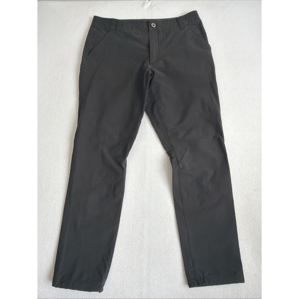KUHL Resistor Cino Men's 35x32 Black Utility Pants Stretch Bungee Hem